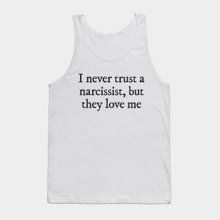 IDSB lyric Tank Top